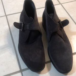 Stylish Gray Monk strap boot